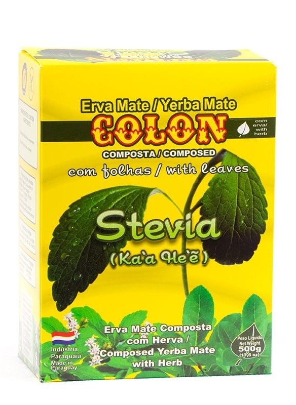 yerba mate colon stevia 500g