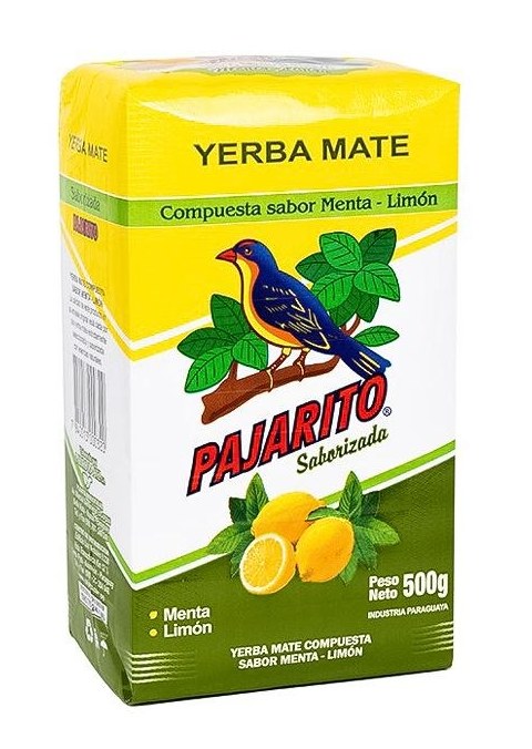 yerba mate pajarito menta limon 500 g